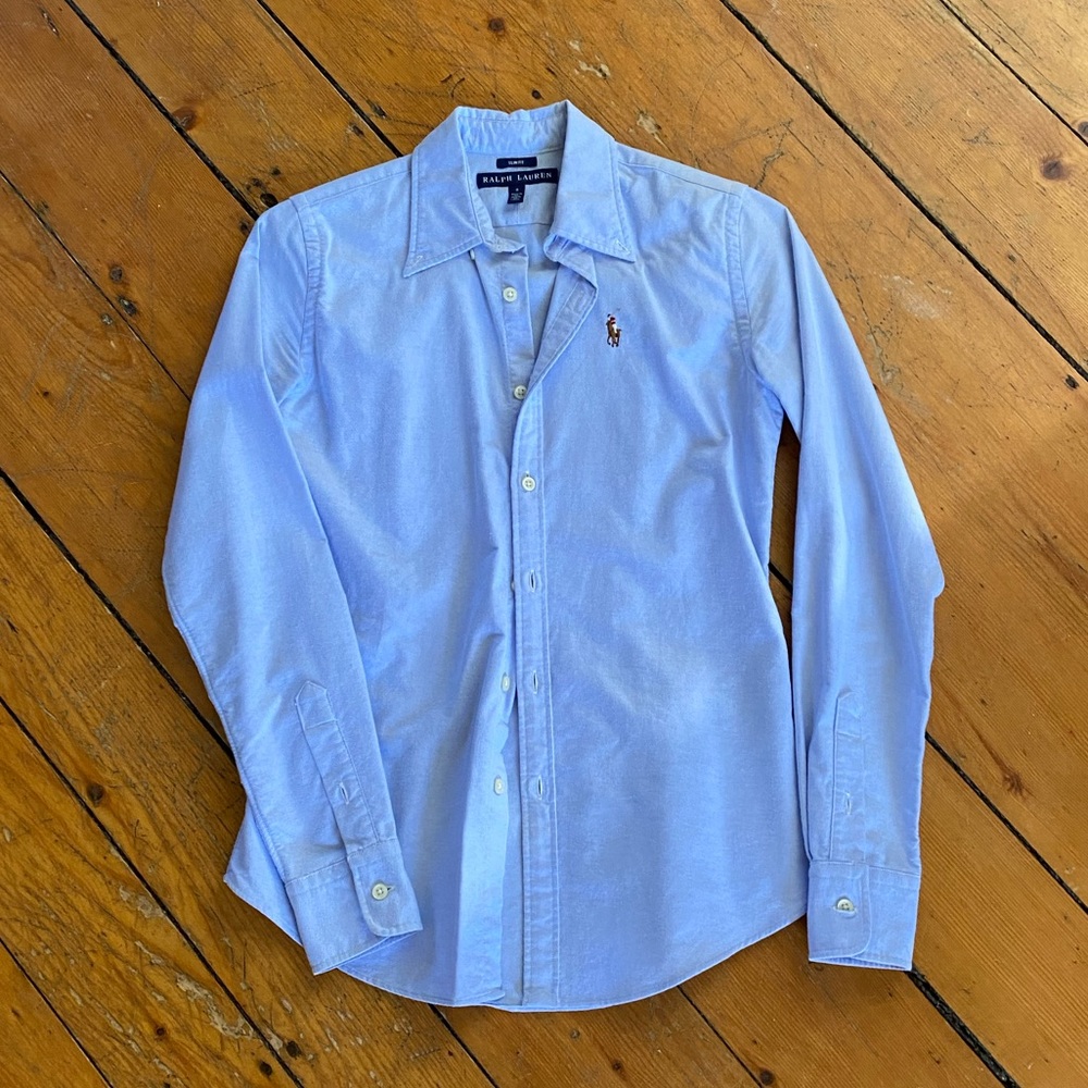 Ralph Lauren button up polo shirt dress shirt